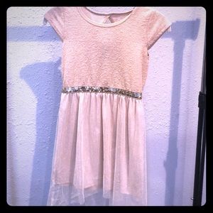 Girls gold dress. Size 7/8